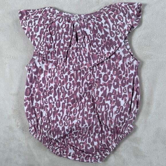 Lucky Jade One Piece Outfit Girls 3/6 Months Pink/Purple Sleeveless Collar Snap - Picture 6 of 8
